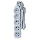 Esperanza ELK207W power extension 1.5 m 5 AC outlet(s) Indoor White