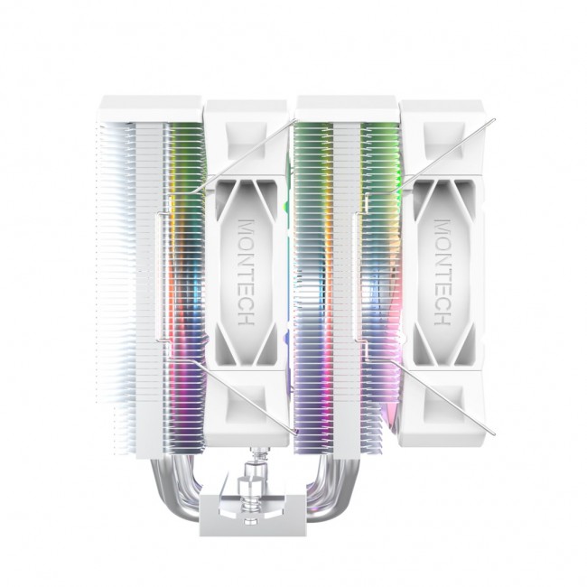 Montech NX600 ARGB Processor Air cooler 12 cm White 1 pc(s) Montech NX600 ARGB Processor Air cooler 12 cm White 1 pc(s)