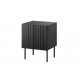 Cama Bedside table 2 pcs ISLA 44,5x40x59 black matt Cama Bedside table 2 pcs ISLA 44,5x40x59 black matt