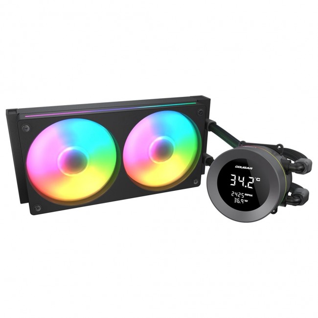 COUGAR Poseidon Vistek 240 CPU Water Cooling, ARGB, Black