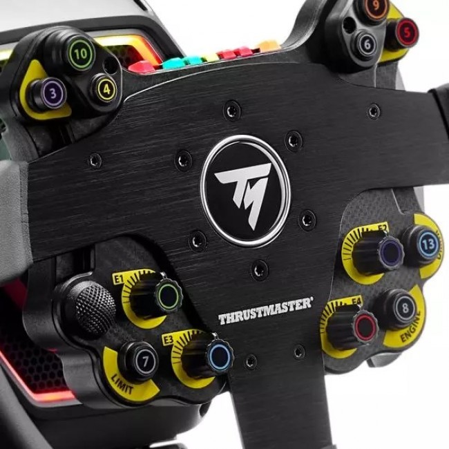 Thrustmaster Evo Racing 32R Leather Black, Yellow Steering wheel Analogue / Digital PC, PlayStation 4, PlayStation 5, Xbox One, Xbox One S, Xbox One X, Xbox Series S, Xbox Series X