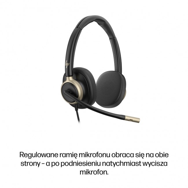 HP Poly Mission 825 Stereo USB Wired Headset HP Poly Mission 825 Stereo USB Wired Headset