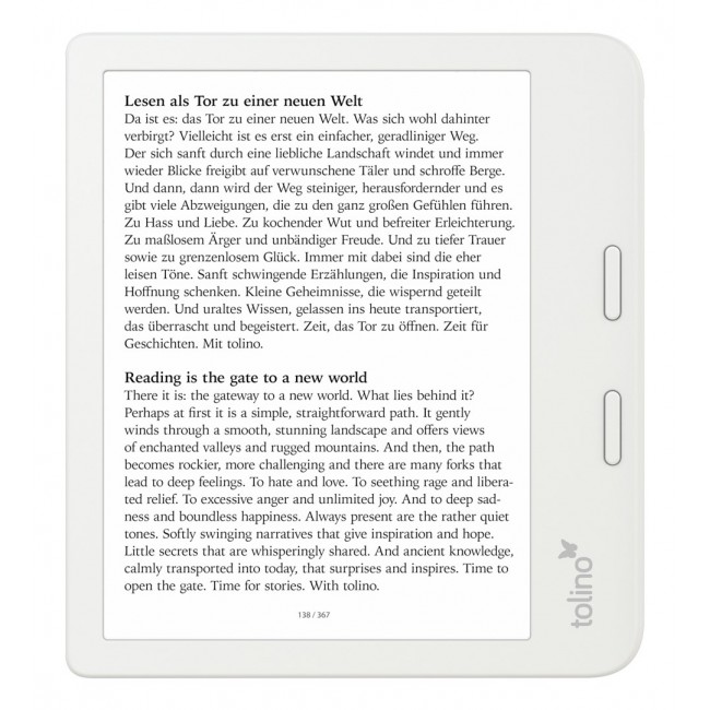 THALIA tolino vision color eBook reader white THALIA tolino vision color eBook reader white
