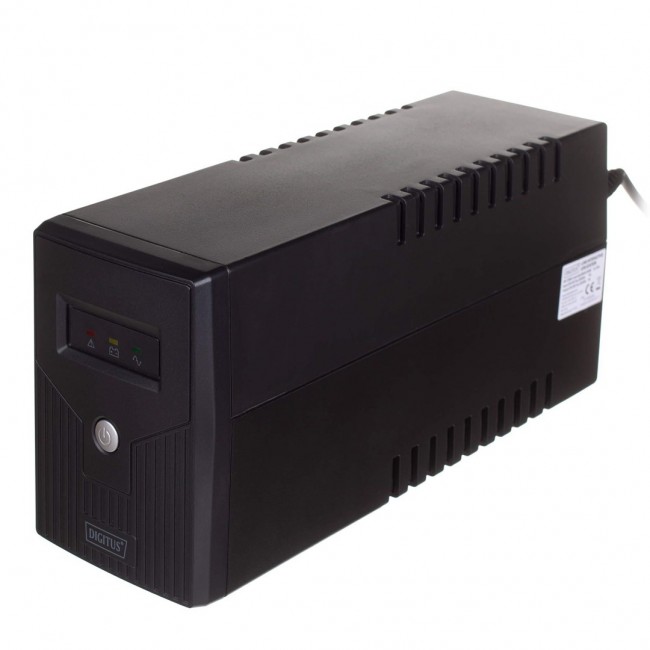 Digitus DN-170064 uninterruptible power supply (UPS) Line-Interactive 0.8 kVA 480 W 2 AC outlet(s)