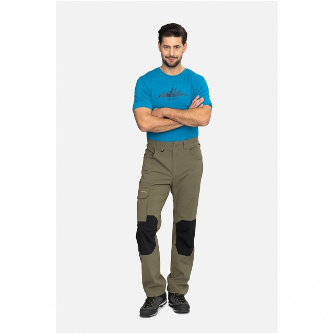 Spodnie męskie VIKING Hanzo Man oliwkowo czarne XXXL