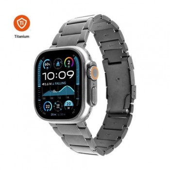 FIXED Titanium Strap Black Titanium, Stainless steel