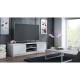 Topeshop RTV140 BIEL TV stand/entertainment centre 2 shelves