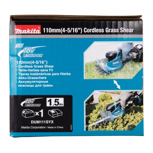 Makita DUM111SYX brush cutter/string trimmer 27 W Battery Black, Blue Makita DUM111SYX brush cutter/string trimmer 27 W Battery Black, Blue