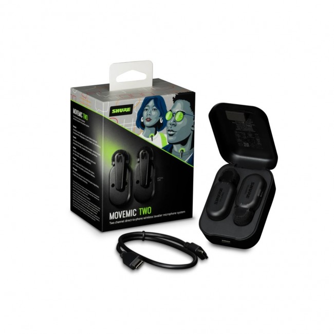 Shure MV-TWO-Z6 microphone Black Microphone set Shure MV-TWO-Z6 microphone Black Microphone set