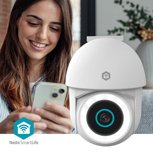 Nedis WIFICO22CWT security camera Dome IP security camera Outdoor 1920 x 1080 pixels Ceiling/wall