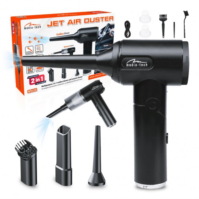 Wireless 2-in-1 air blower JET AIR DUSTER MT6538 Wireless 2-in-1 air blower JET AIR DUSTER MT6538