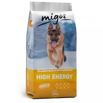 MIGOS High Energy Chicken - dry dog food - 20kg