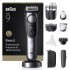 Braun BeardTrimmer 9 BT9560 Battery 52 2 cm Wet & Dry Black, Grey