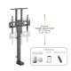Maclean MC-866T Smart Motorized Electric TV Lift TUYA Mobile App Floor Mount Bracket Alexa Google Home 37''-80'' 60kg Cabinet VESA (EU plug)