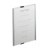 Durable Info Sign Acrylic, Aluminium Silver