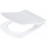 Slim soft-close toilet seat