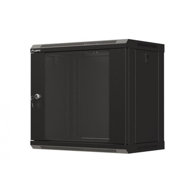 Lanberg WF03-5309-10B rack cabinet 9U Wall mounted rack Black