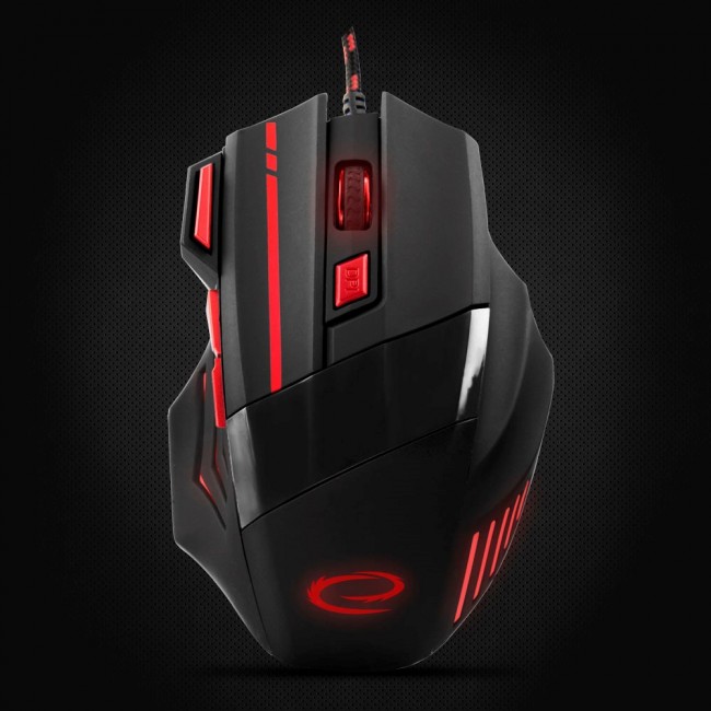 Esperanza EGM201R mouse USB Type-A Optical 2400 DPI Right-hand