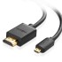 Ugreen 30104 HDMI cable 3 m HDMI Type D (Micro) HDMI Type A (Standard) Black