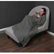 Mad Monkey 2000051 electric blanket Electric heated wrap Grey Fleece