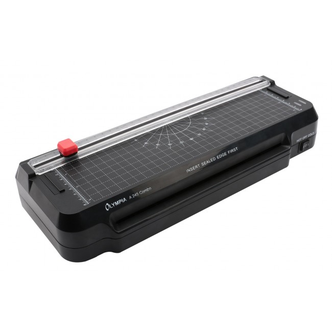 Olympia A 245 Combo Cold/hot laminator 300 mm/min Black