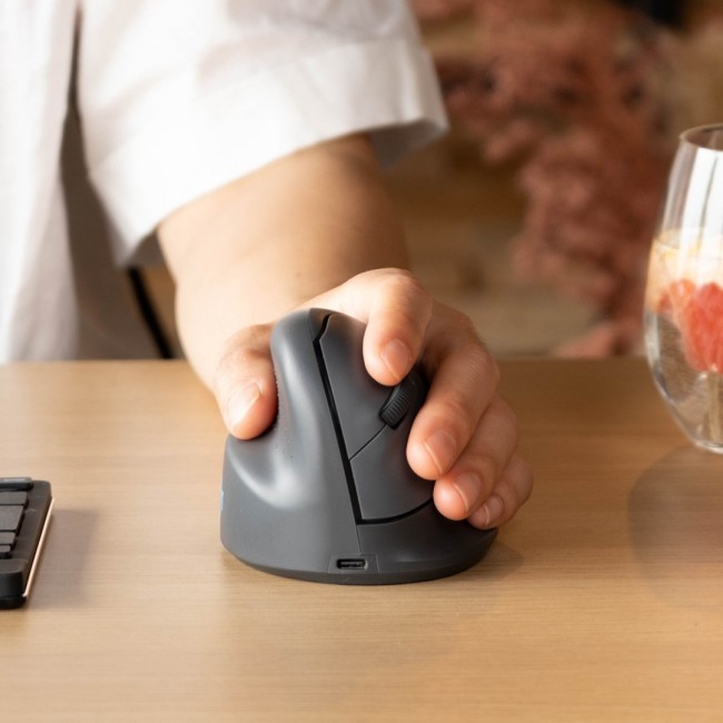 R-Go Tools RGOHEBAMLWL mouse Universal Left-hand Bluetooth Optical 1600 DPI