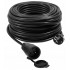 VERTEX PZO50M Retractable extension cable 50 m 3x2,5 mm Black