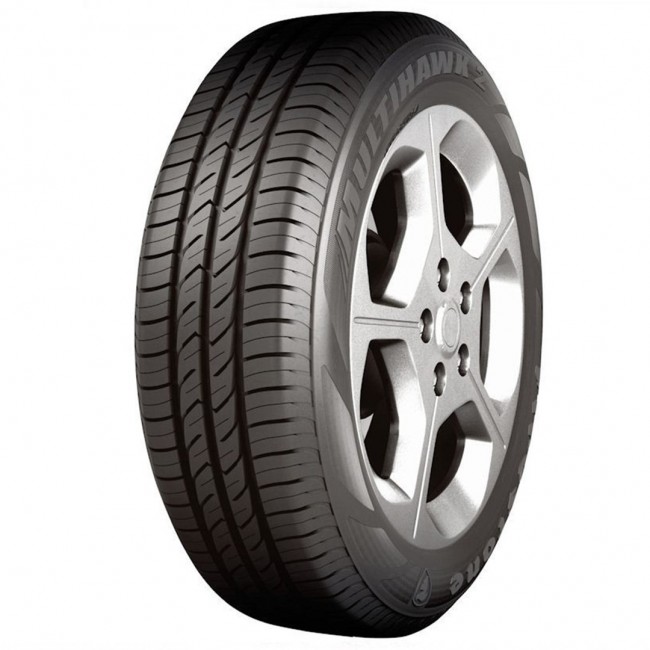 Passenger summer tire FIRESTONE Multihawk 2, labels: rolling resistance - D, wet grip - C, external noise - 69 dB (B), snow grip - No