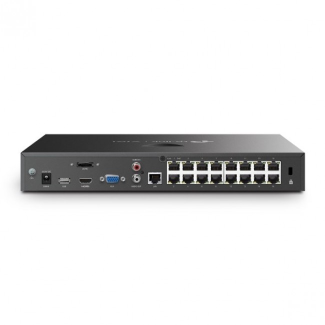 TP-Link VIGI NVR2016H-16MP network video recorder Black TP-Link VIGI NVR2016H-16MP network video recorder Black