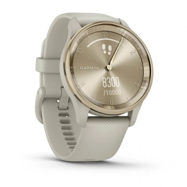 Garmin vivomove Trend LCD 40 mm Hybrid 254 x 346 pixels Touchscreen Gold GPS (satellite) Garmin vivomove Trend LCD 40 mm Hybrid 254 x 346 pixels Touchscreen Gold GPS (satellite)