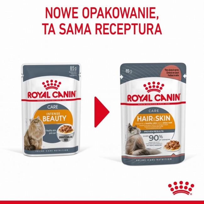 ROYAL CANIN Hair & Skin Care - wet cat food - 12x85g
