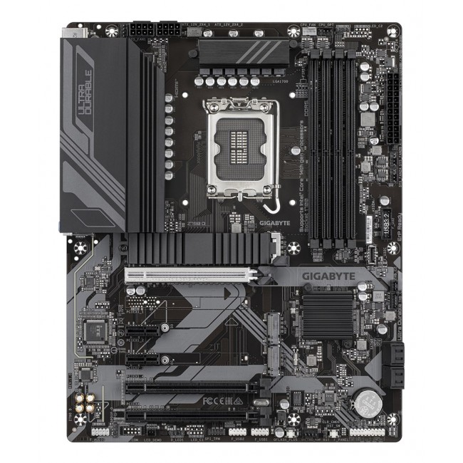 GIGABYTE Z790 D Motherboard - Supports Intel Core 14th Gen CPUs, 12+1+ Phases Digital VRM, up to 7600MHz DDR5 (OC), 3xPCIe 4.0 M.2, 2.5GbE LAN, USB 3.2 Gen 2