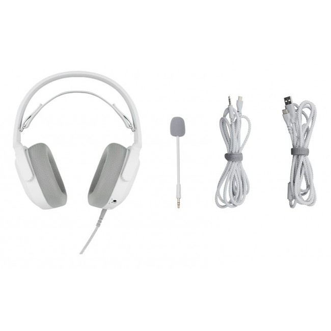 GAMIAC HS71 Headset Wired Head-band Gaming USB Type-C White GAMIAC HS71 Headset Wired Head-band Gaming USB Type-C White