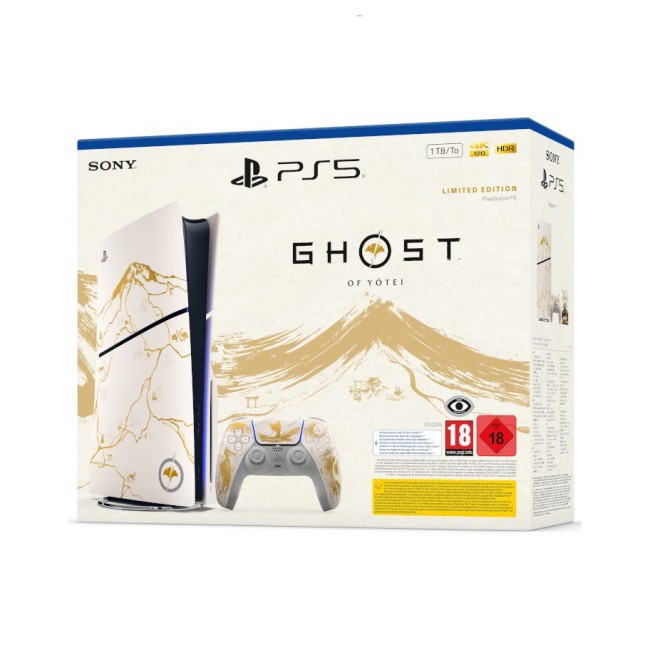 Sony PlayStation 5 Console - Ghost of Yotei Gold Limited Edition Bundle (model group - slim)