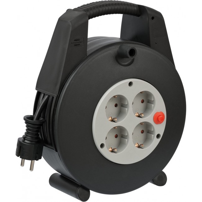 Brennenstuhl Vario Line power extension 15 m 4 AC outlet(s) Black, Grey