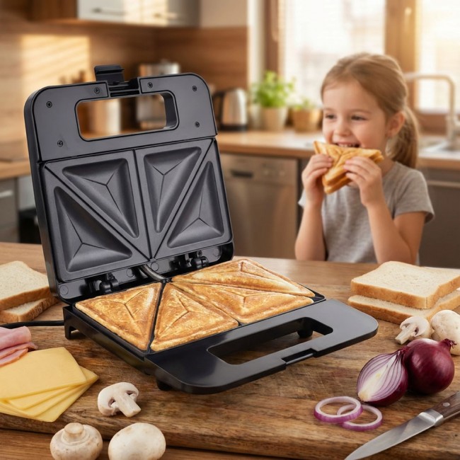 Esperanza EKT010 Sandwich toaster 1000W Black
