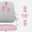 Junior 4.3 Pink-Grey swivel chair