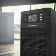 Qoltec 52283 Uninterruptible Power Supply UPS | 6kVA | 6000W | Power factor 1.0 | LCD | EPO | USB | On-line