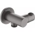 Round angled connector with handset holder