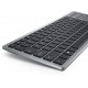 DELL KB740 keyboard RF Wireless + Bluetooth QWERTY English Grey, Black