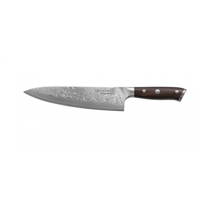 Chef Kohersen Elegance Ebony Wood Chef's knife Damascus steel 21.6 cm Chef Kohersen Elegance Ebony Wood Chef's knife Damascus steel 21.6 cm