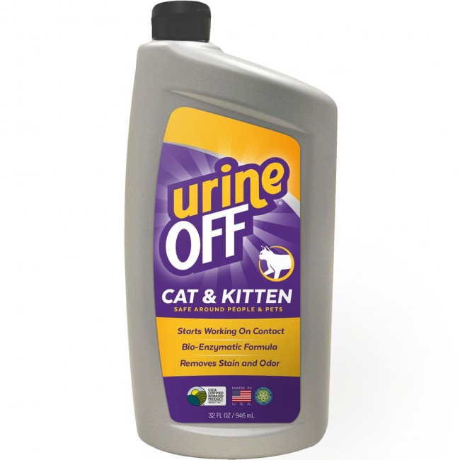 urineOFF Cat & Kitten - urine stain remover spray - 946ml urineOFF Cat & Kitten - urine stain remover spray - 946ml