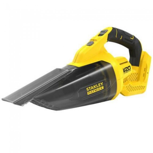The vacuum cleaner is powered by a cordless V20 18V without battery. The vacuum cleaner is powered by a cordless V20 18V without battery.