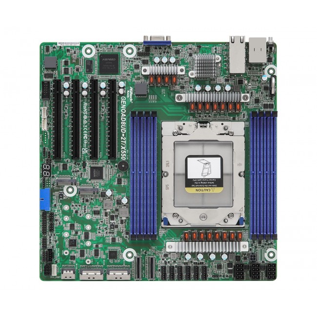 Asrock GENOAD8UD-2T/X550 motherboard Socket SP5 micro ATX Asrock GENOAD8UD-2T/X550 motherboard Socket SP5 micro ATX