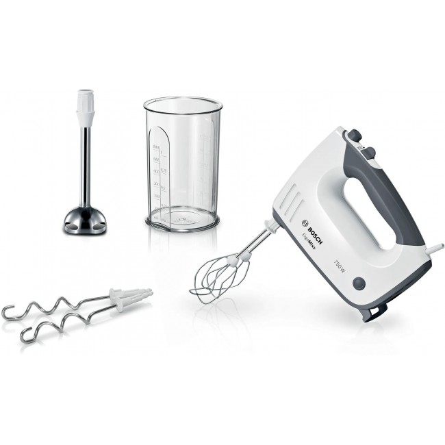 Bosch MFQ37470 Hand mixer 750 W Black, White Bosch MFQ37470 Hand mixer 750 W Black, White