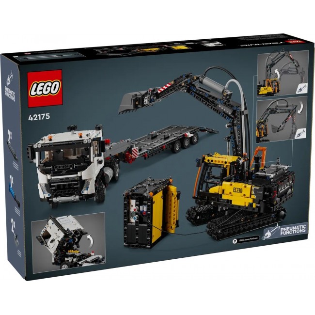 LEGO TECHNIC 42175 Volvo FMX Truck & EC230 Electric Excavat LEGO TECHNIC 42175 Volvo FMX Truck & EC230 Electric Excavat