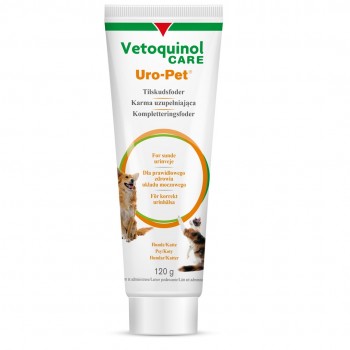 VETOQUINOL Uro-Pet - urine acidifying paste for dog and cat 120g