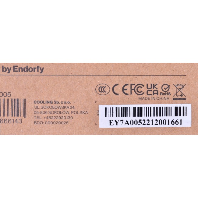 ENDORFY Vero L5 Bronze 600W power supply unit 24-pin ATX ATX Black ENDORFY Vero L5 Bronze 600W power supply unit 24-pin ATX ATX Black