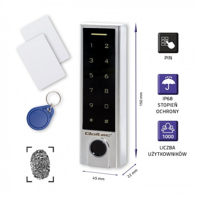 N--QOLTEC 52449 Code lock PROTEUS with