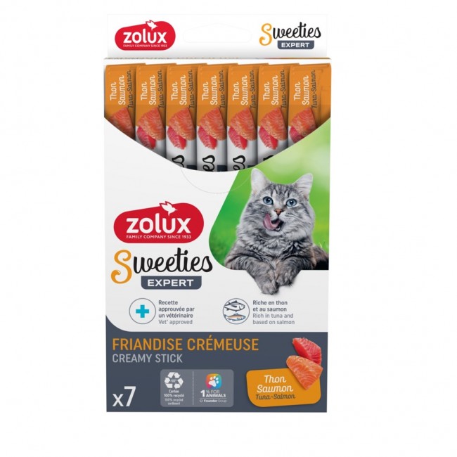 ZOLUX Sweeties with tuna and salmon - cat treats - 7x14g ZOLUX Sweeties with tuna and salmon - cat treats - 7x14g